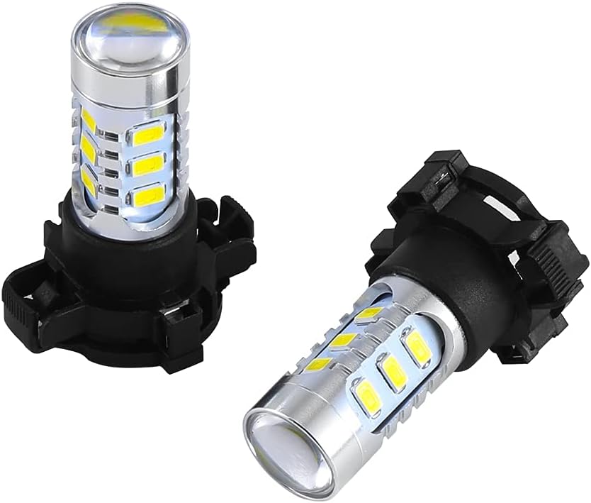 (2 Xenon White Error Free 15-SMD PY24W 5200s LED Bulbs Compatible With BMW E90/E92 3 F10/F07 5 Series E83/F25 X3 E70 X5 E71 X6 Z4