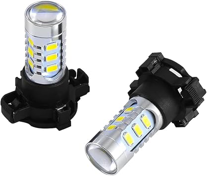 2 Xenon White Error Free 15-SMD PY24W 5200s LED Bulbs Compatible With BMW E90/E92 3 F10/F07 5 Series E83/F25 X3 E70 X5 E71 X6 Z4