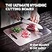 QuShen Titanium Cutting Board, 100% Pure Titanium Cutting Boards for Kitchen, Double Sided Food-Grade Chopping Board - Dishwasher Safe Easy to Clean (14