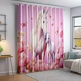 Vorhänge Zeichentrickfilm My Little Pony Rose, H260 x B140 cm (2er Pack...