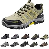 Hiking Schuhe Herren Orthopädische Wanderschuhe Herren Wasserdicht Trekking Outdoor Schuhe Ergonomischer Schmerzlindernder Trekkingschuhe Wasserdicht Slip on Sneakers