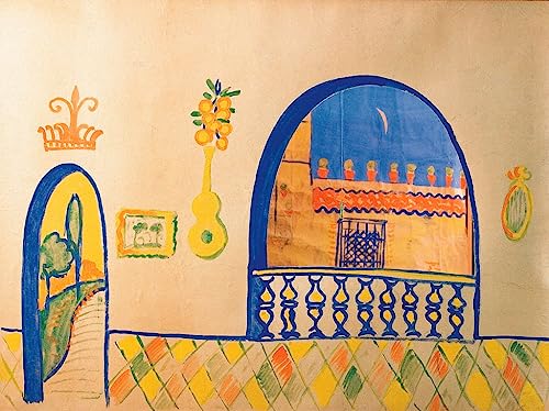 Imagen de lienzo dibujo de Federico García Lorca para decorar salón