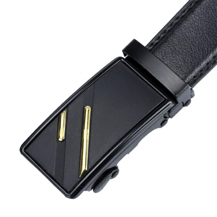 JSEIAJB Men's Belt Automatic Buckle Men's Business Belt4