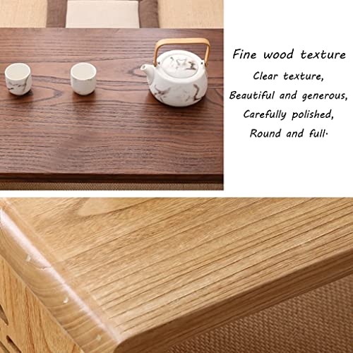 Table basse japonaise avec rangement en bois table à thé zen et table kang