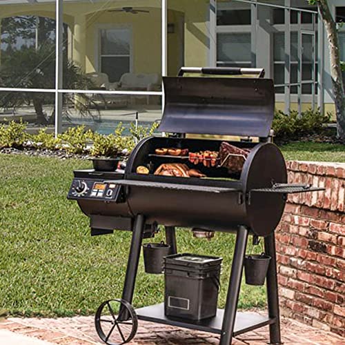 CIYODO Barbecue Accessories Drum Oil Bucket for Grill Grease Drip Bucket Grill Drip Bucket Grease for Grill Wood Pellet Fat Bucket Grease Drip Pit Smoker Oil Bucket Fat Bucket Inserts Grid Hourglass - Image 4