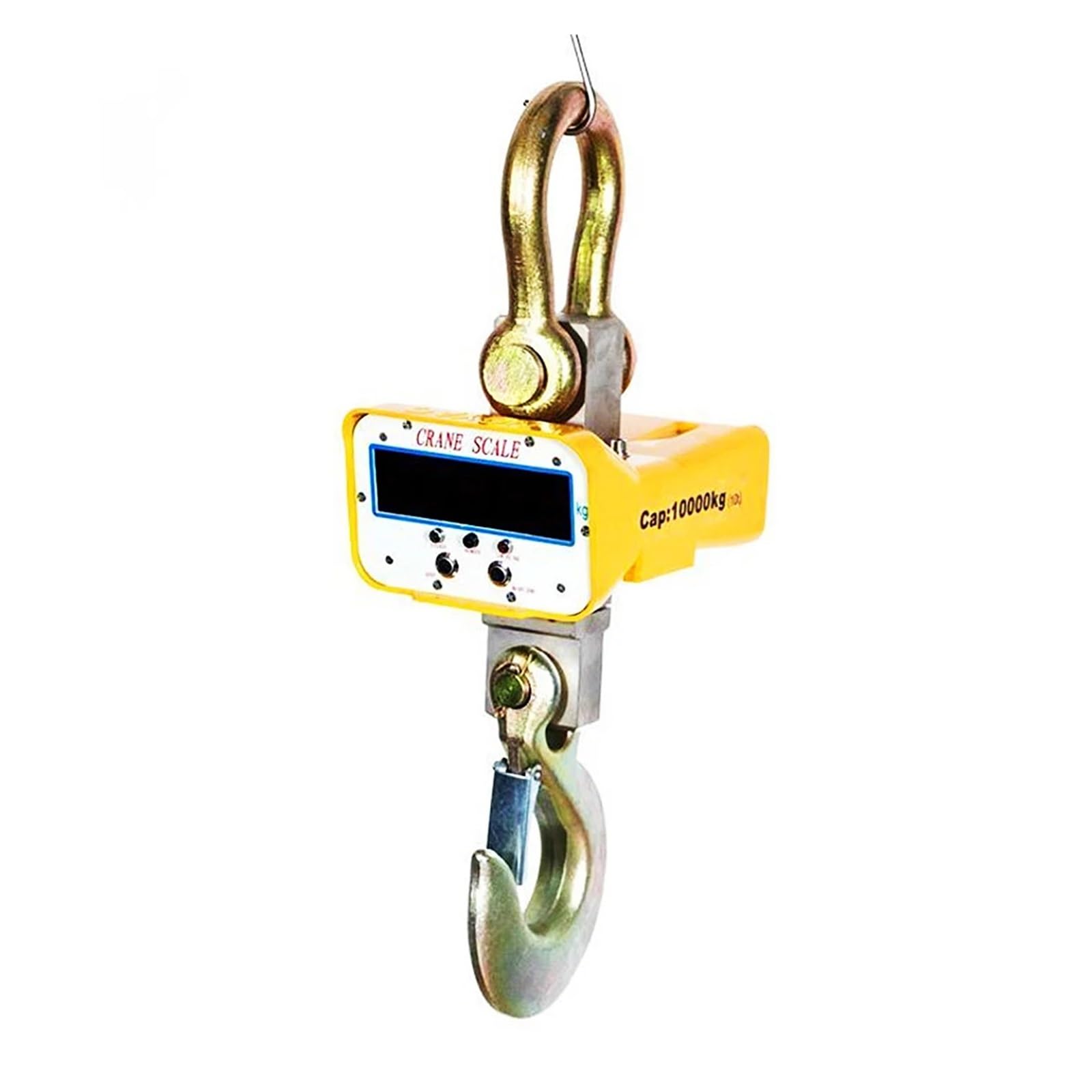 Bilancia digitale wireless sospesa da 1T, 2T, 3T, 5T, bilancia for gru con telecomando a LED ricaricabile e visione diretta, guscio in lega di alluminio Funzione potente(2000KG)