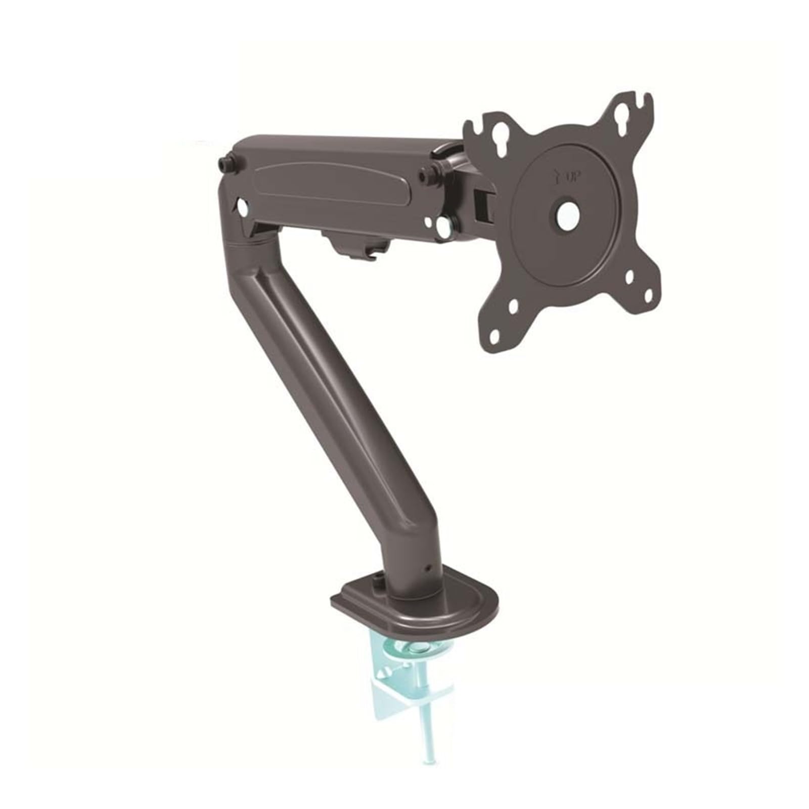 Support de bureau pour moniteur ressort à gaz écran 17-27 pouces VESA 100x100 rotatif