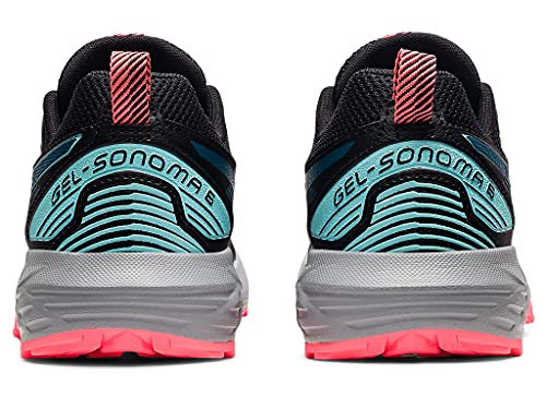 ASICS ASICS Women's Gel-Sonoma 6 Running Shoes, 6, Black/DEEP SEA Teal