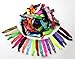 Syleia Hair Ties Pack of 100, Bright and Pastel Colors, Elastic Band, Ponytail Holders, Elastic Ribbon, Hair Band, Crease Free, Hand Knotted, Metal-free, Ouchless