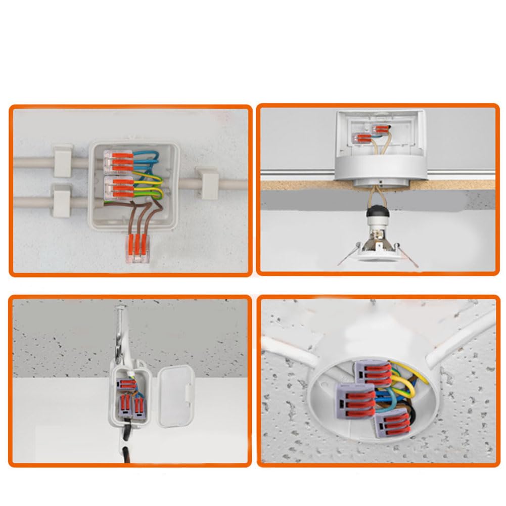 Pack of 10 2.5-6mm² Wire Quick Connector Terminal High-Power High-Current Distributor Connector 41a-250v