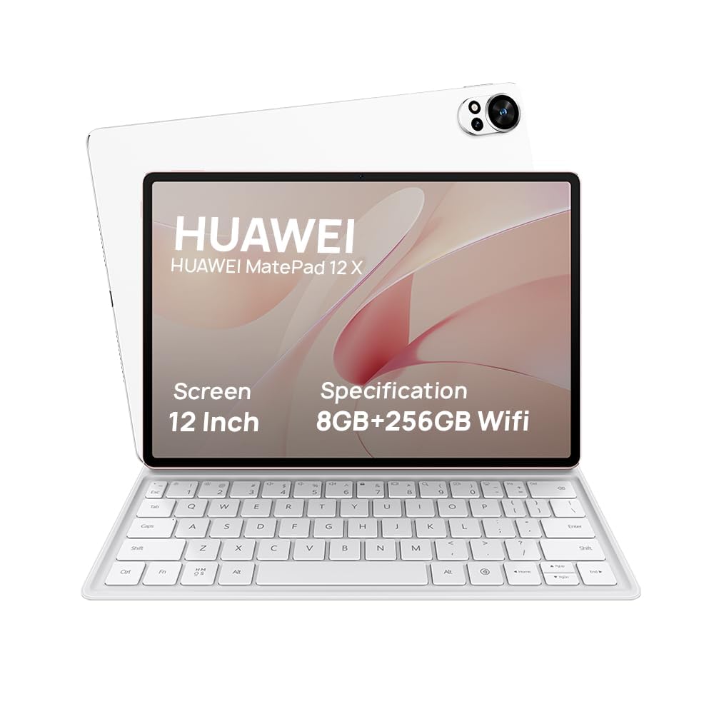 HUAWEI MatePad 12 X Papermatte Tablet, 2.8K Display 12", Large Battery, Super Charge, 8GB+256GB, Glide Keyboard, Professional GoPaint APP, Care+, White
