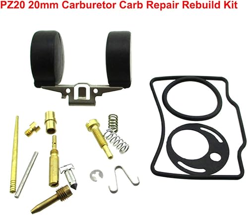 Miniatura 2 de TC-Motor PZ20 - Kit de reparación de carburador de 0.787 in para ATV Quad Dirt JCL Roketa Baja Tank/Honda XR 80 XR80 XR80R CARB / 125cc 110cc 90cc