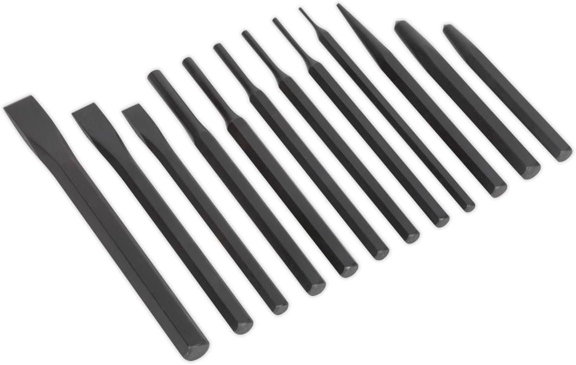 Sealey S0802 Punch & Chisel Set 12pc