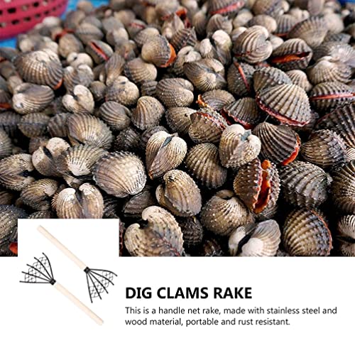 HANABASS Ancinho De Garra Rede De Malha: 2 Peças Ancinho De Mão Japonês Garras De Fixação De Ferro D