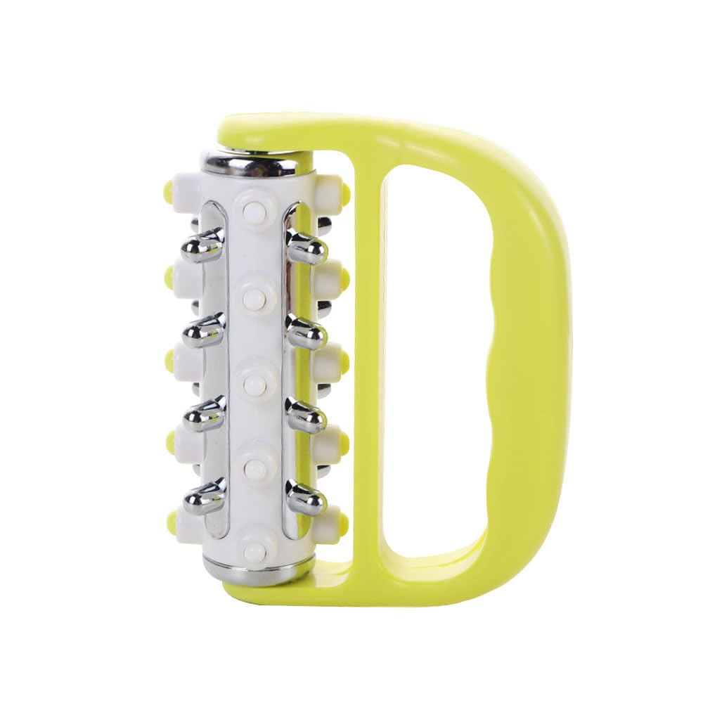 Sponsored Ad – JZS Cellulite Massager Fascia Release and Muscle Massage Roller Mini Trigger Point Deep Tissue Myofascial Release Tool Body Massager for Men and Women (Yellow)