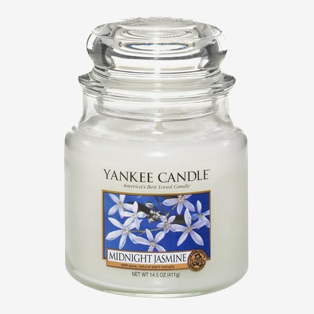 Yankee Candle Świeca w Słoiku, Szkło, Midnight Jasmine, Do 30 Godzin