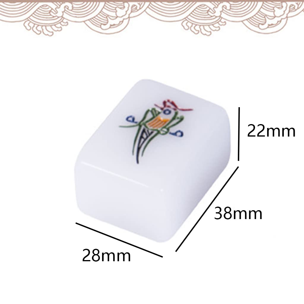 Set Mahjong cinese in acrilico