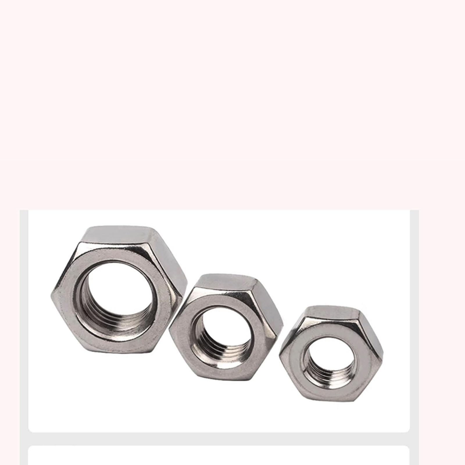 Tuercas Hexagonales De Acero Inoxidable 304 M8 M10 M12 M14 M16 M18 M20 M22 M24 M27 M30 M33 M36 M39 M42 M45 M48 M52 M56 M64(1pcs M64)