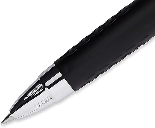 Miniatura 3 de Uni-ball Signo 207 Bolígrafos de gel retráctiles, punta media (0.028in), tinta negra azul y rojo, 8 unidades, paquete con bolsa de plástico