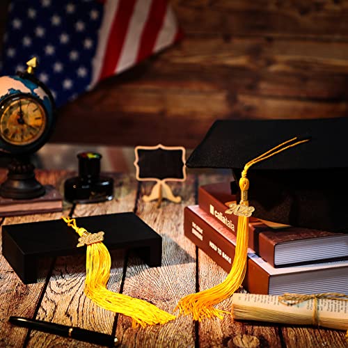 14 Pieces Graduation Tassel Academic Graduation Hat Tassel With 2023 Year Charm Decoration For Graduates Ceremonies Parties Accessories (Gold) #TOP2