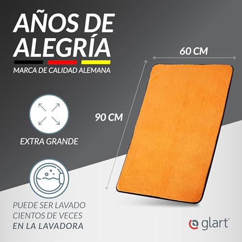 Miniatura 5 de Glart 44wg Toalla Secante Coche Xxl 90 60 Cm Paño Microfibra Naranja Limpieza Y Alta Absorción Para Coche, Moto, Barco Y Hogar Suave, Protege La Pintura, Sin Pelusa, Apto Para Múltiples Usos