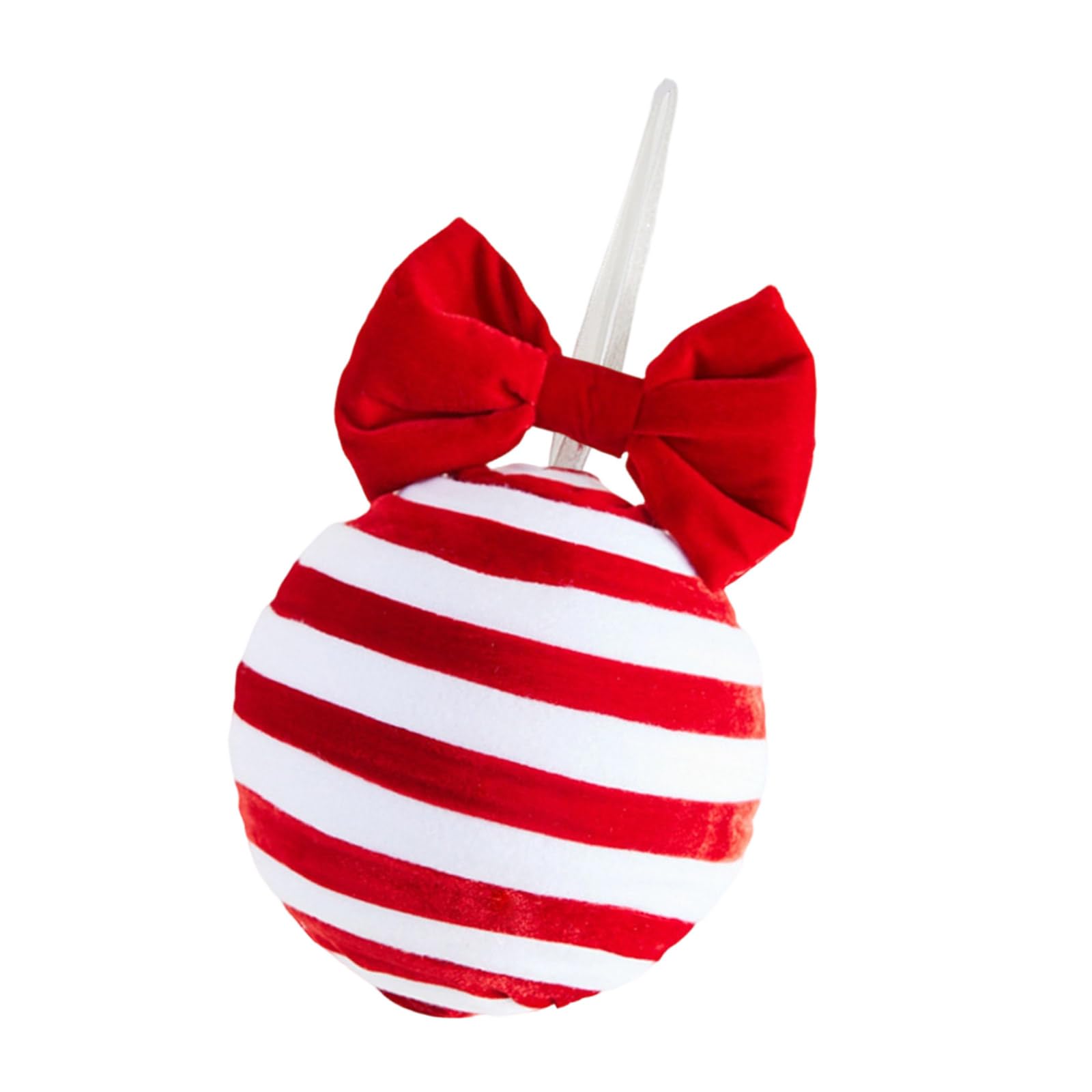 Tfaoys 20Cm Christmas Baubles Velvety Foam Ball Ornament Shatterproof Christmas Tree Decoration For Wall Window Tree Mantels Display Velvety Ball