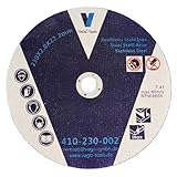 Diamètre : 115 mm - Épaisseur de coupe : 1 mm - Alésage : 22,22 mm - Vitesse maximale de travail : 80 m/s - Maximum Rotation : 13 300 tr/min ; dureté : T41