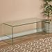 Christopher Knight Home Bartlet Tempered Glass TV Stand, Clear