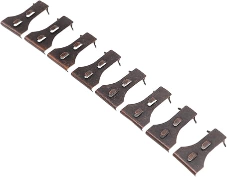 Brick Clips 8Pcs Steel Wall Mount Hangers for Brick Walls Holds 50 Lbs No Drill Picture Hanging Secure Heavy Frames Without Damage in Living Room Entryway or Gallery Display