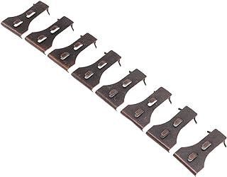 8 Pcs Brick Wall Hanger, Steel Brick Wall Clips Metal Siding Hooks Easy Installation Picture Hanger Brick Hook Clips 30 Lb Load Brick Hangers Clamps Fit Standard Size Bricks
