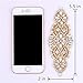 Gold Wedding Rhinestone Applique for Dresses Bridal Belts (1 Piece Gold)