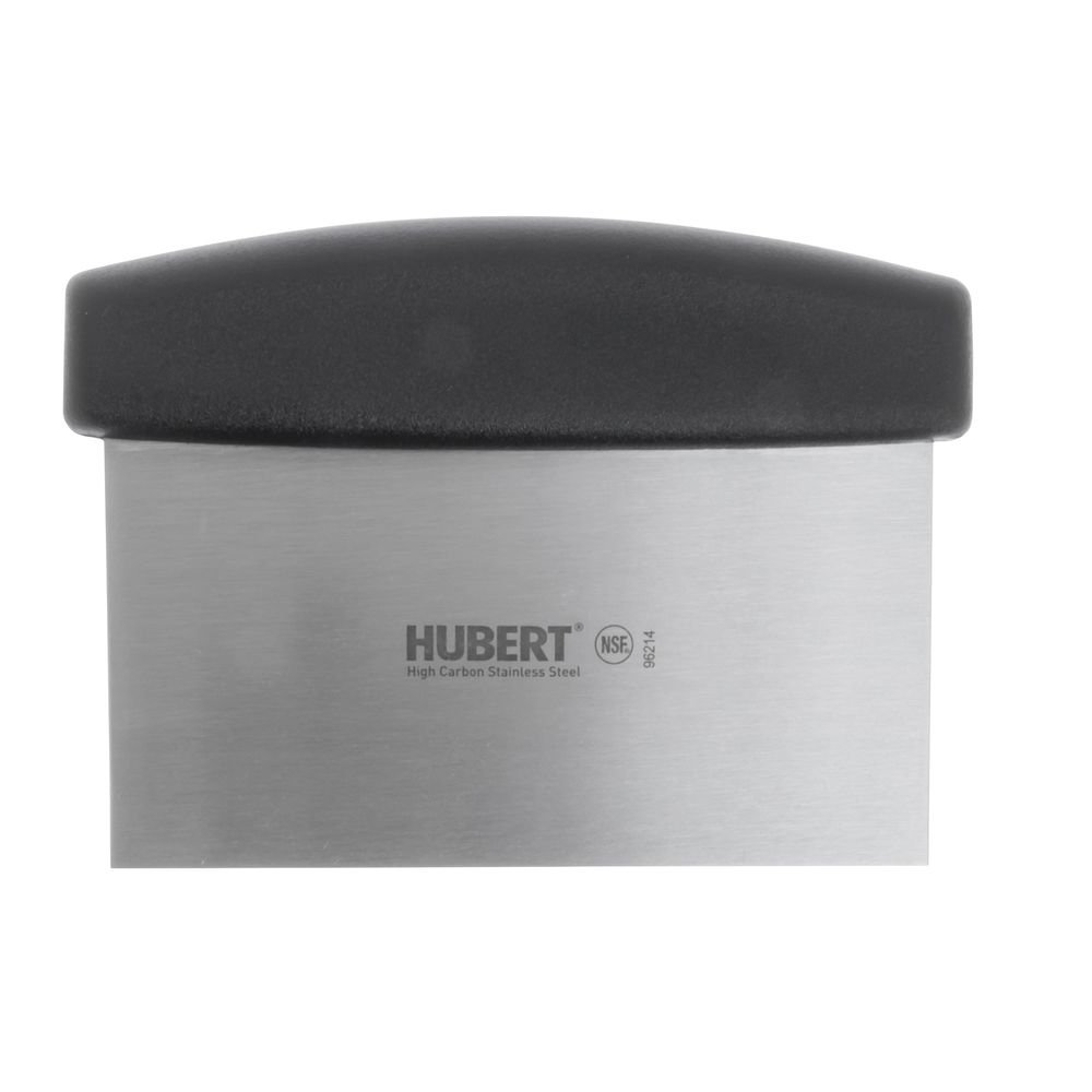 HUBERT Dough Cutter Stainless Steel with Black Polypropylene Handle - 6"L Blade