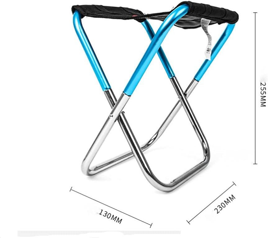 JSEIAJB Small Folding Picnic Oxford Cloth Multifunction Hiking Chair Seat Mini Quick Rest Camping Portable Stool Convenient(D)