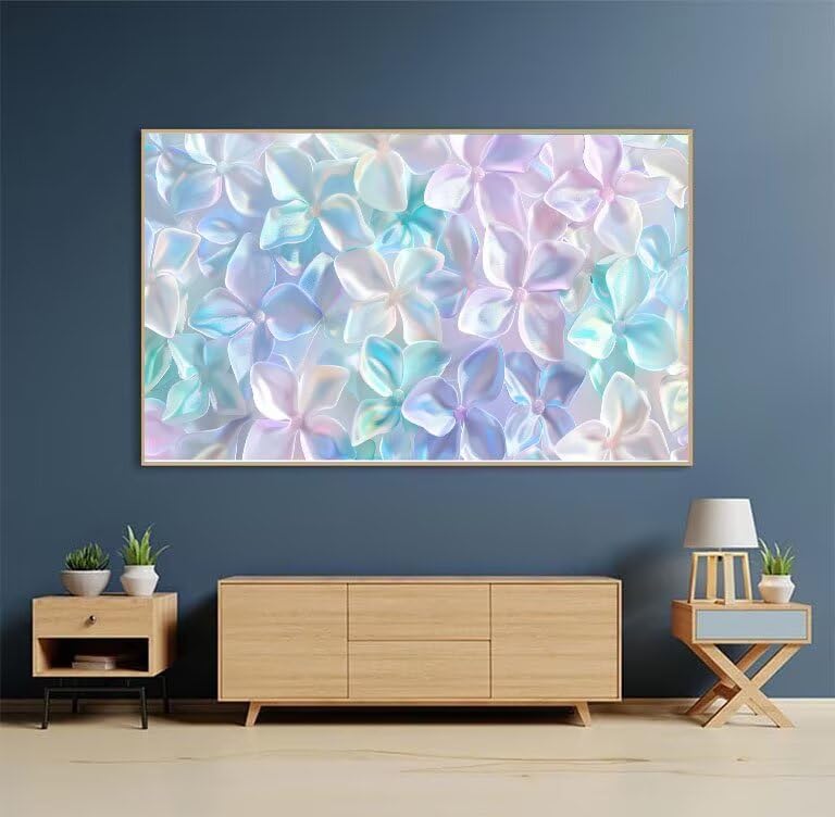 Diamond Painting Fleurs Roses pour Décoration Murale Salon 70x140cm - 2