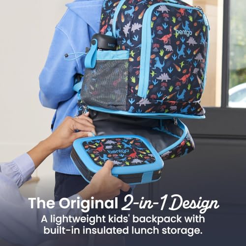 Image of Bentgo Kids 2-in-1 Backpack & Insulated Lunch Bag with Padded Straps