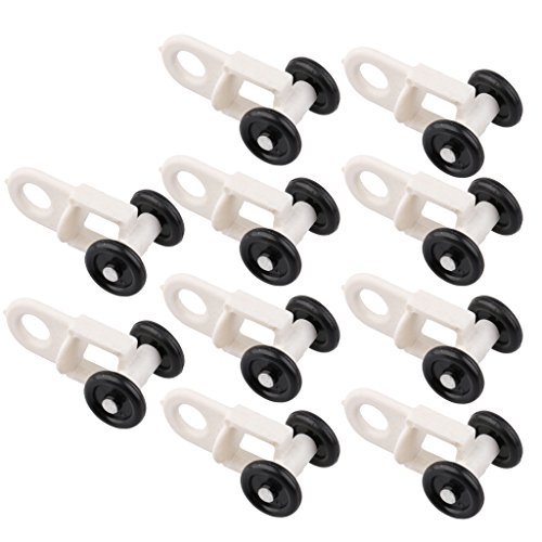 MagiDeal 10 Piezas Planeador de Cortina Pista Accesorios Ventana Casa Hogar Decorativo - Estilo 2,...