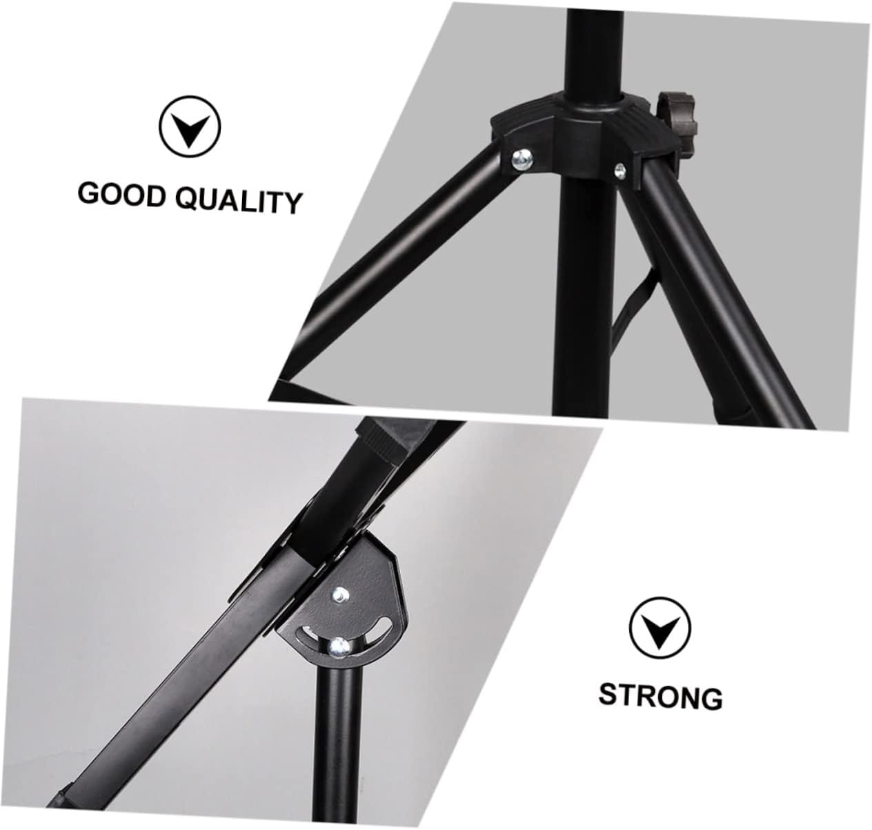 DECHOUS Adjustable Dumb Drum Stand Silent Practice Pad Rack Snare Drum Holder for Beginners Abs Iron Construction Ergonomic Height Fit