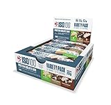 Dymatize ISO 100 Protein Bar, Variety Pack (4 Cookies & Cream, 4 Key Lime, 4 Frosted Brownie), 12 Count