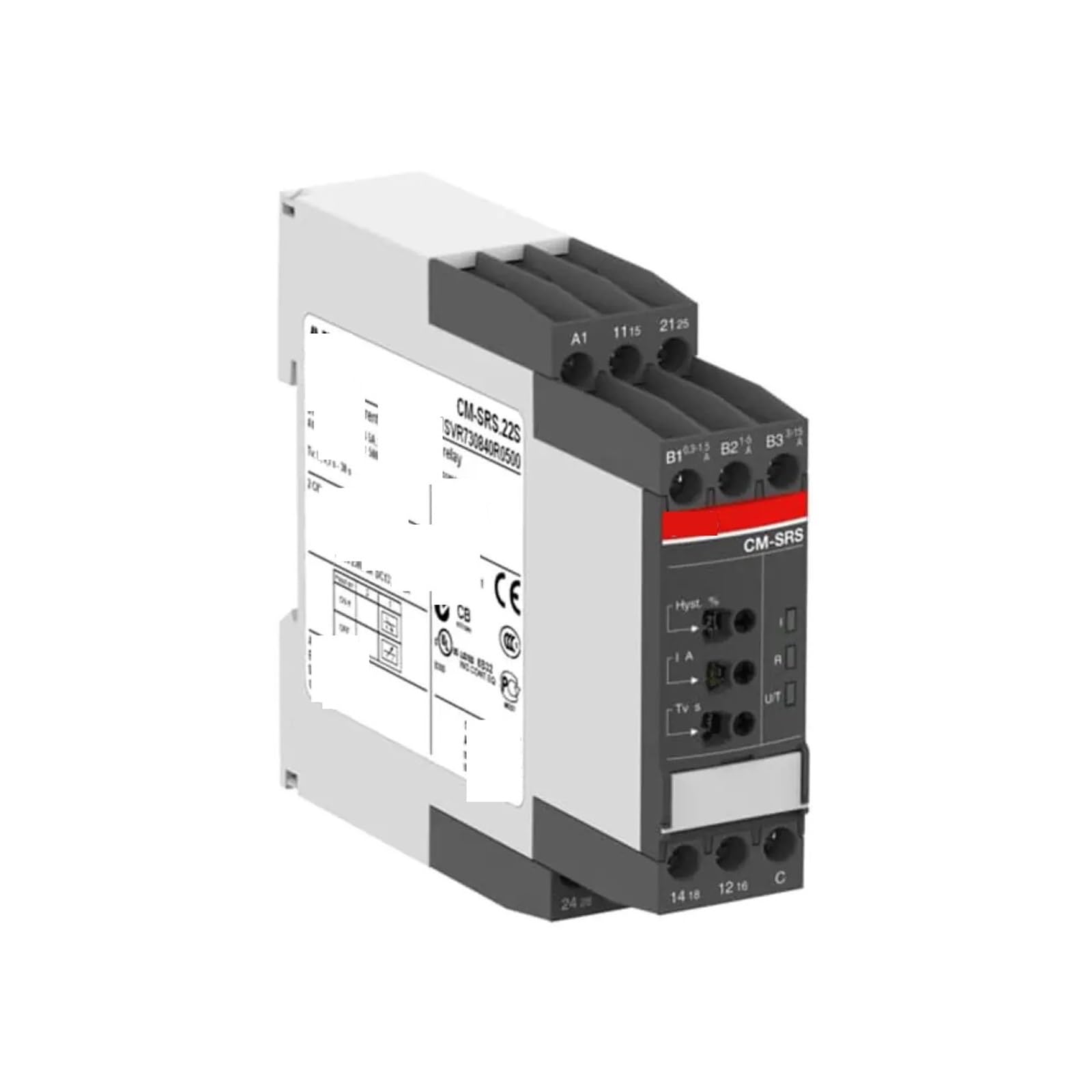 Relais de mesure de courant 3mA-1A CM-SRS.21S 24-240VAC/DC