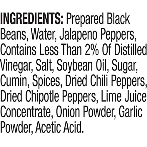 Image of Ortega Black Beans, With Diced Jalapenos, 15 Ounce (Pack of 4)