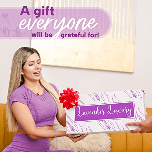 Lavender Luxury Full Body Pillow For Adults, Made In Usa, Memory Foam, Cooling Bamboo Zipper Cover, 20 X 54 Inch Long Pillow For Sleeping, Side Sleepers & Cuddle Support, 2 Organic Lavender Sachets #TOP7