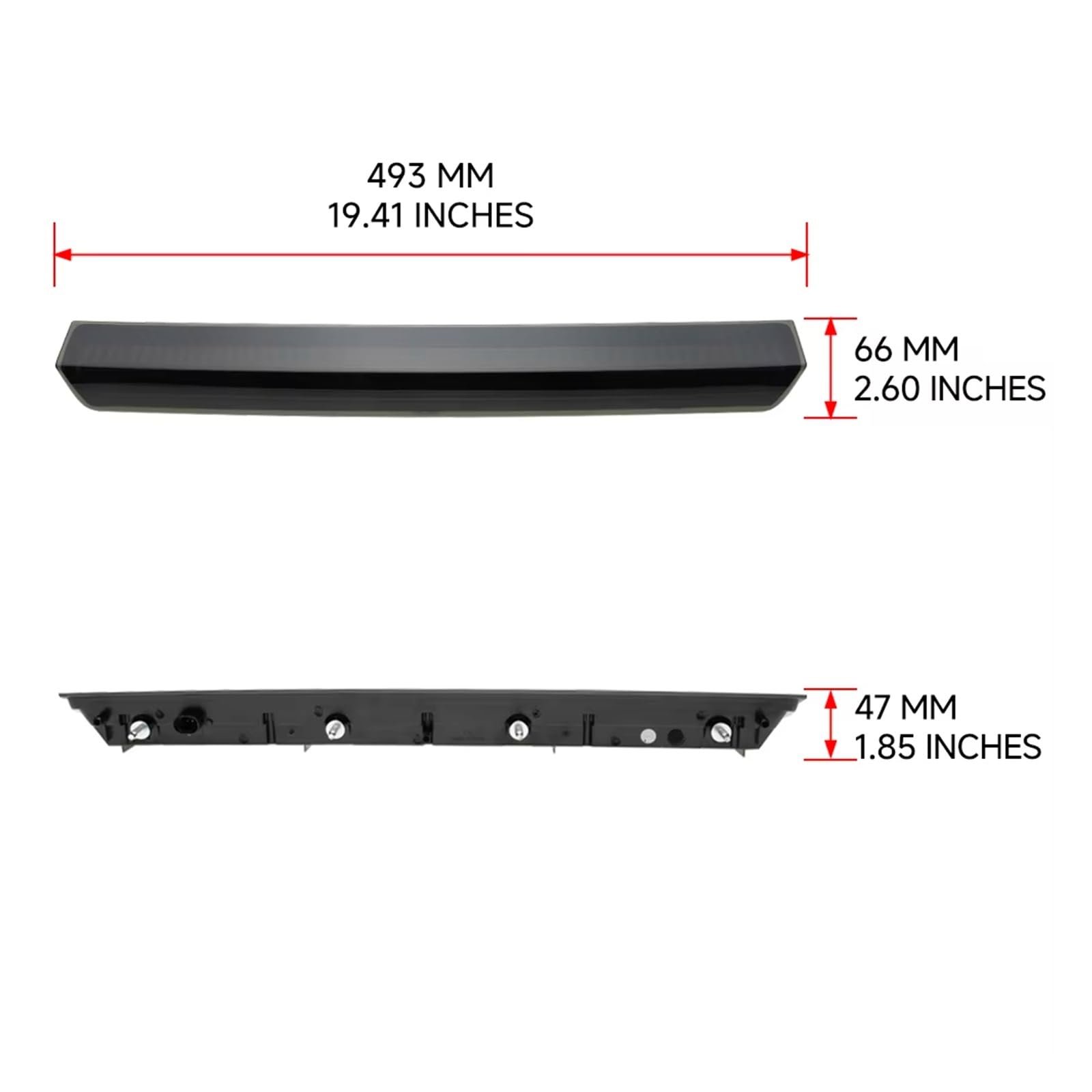 Terza Luce di Stop per Auto per Tahoe e Suburban 2015-2020, Terza Luce di Stop Posteriore a Montaggio Alto 22783104, Luce di Stop di Livello Alto
