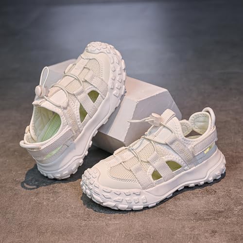 Kids Sport Water Sandals: Summer Outdoor Breathable Closed-Toe Hiking & Water Shoes for Boys & Girls3