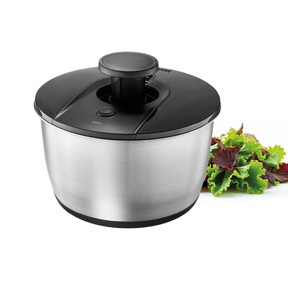 Gefu PUSH IT Salatschleuder Edelstahl