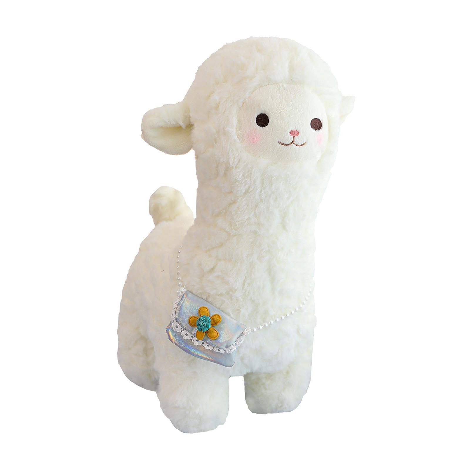 Peluche di Alpaca, Bambola Giocattolo per La Nanna, Cuscino, Giocattolo per La Camera da Letto, FESTIVITÀ, Scuola, Capodanno, 35 cm