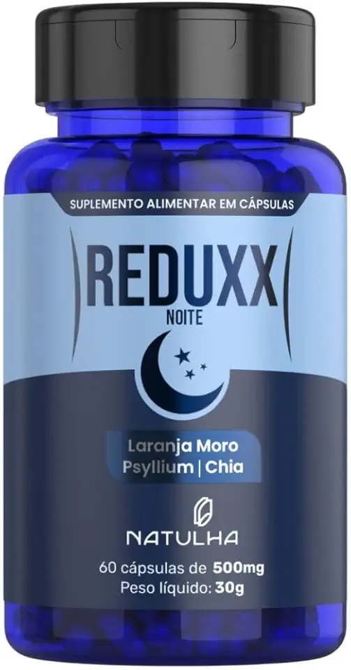 Reduxx NOITE (Laranja Moro, Psyllium, Chia) 60 cápsulas - Natulha