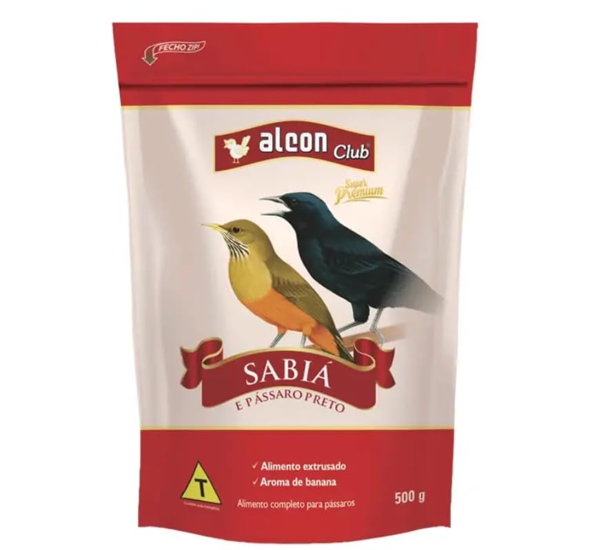 ALCON CLUB SABIÁ E PÁSSARO PRETO 500 g