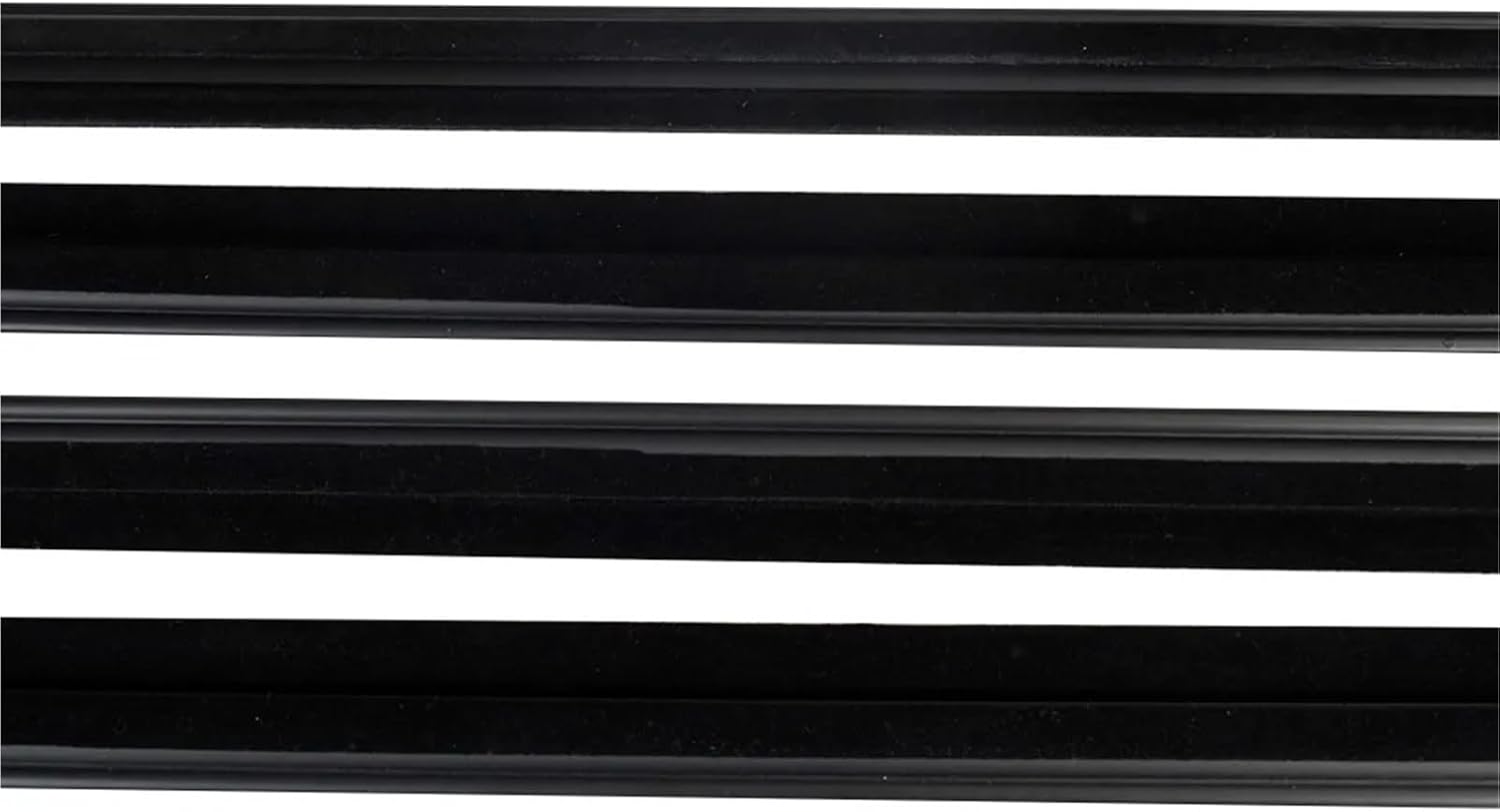 75710-0R020 75720-0R020 4Pcs Car Window Glass Weatherstrip Seals Belt Trim Sealing Strips Rubber
