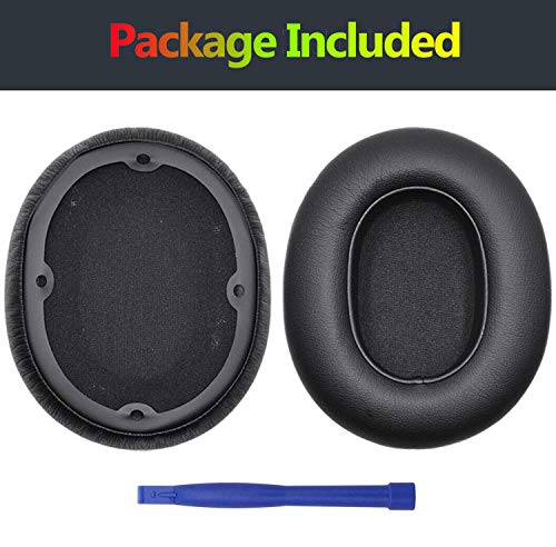 Almofadas de ouvido W830BT, almofadas de substituição para orelha de couro proteico e espuma de memó