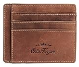 ✅ GRIFFIGES VINTAGE LEDER: Das weiche Rindsleder liegt angenehm in der Hand und dunkelt noch etwas nach. Durch die tägliche Benutzung erhält das Kartenetiu eine einzigartige Patina. Somit wird es zu Ihrem persönlichen Einzelstück.